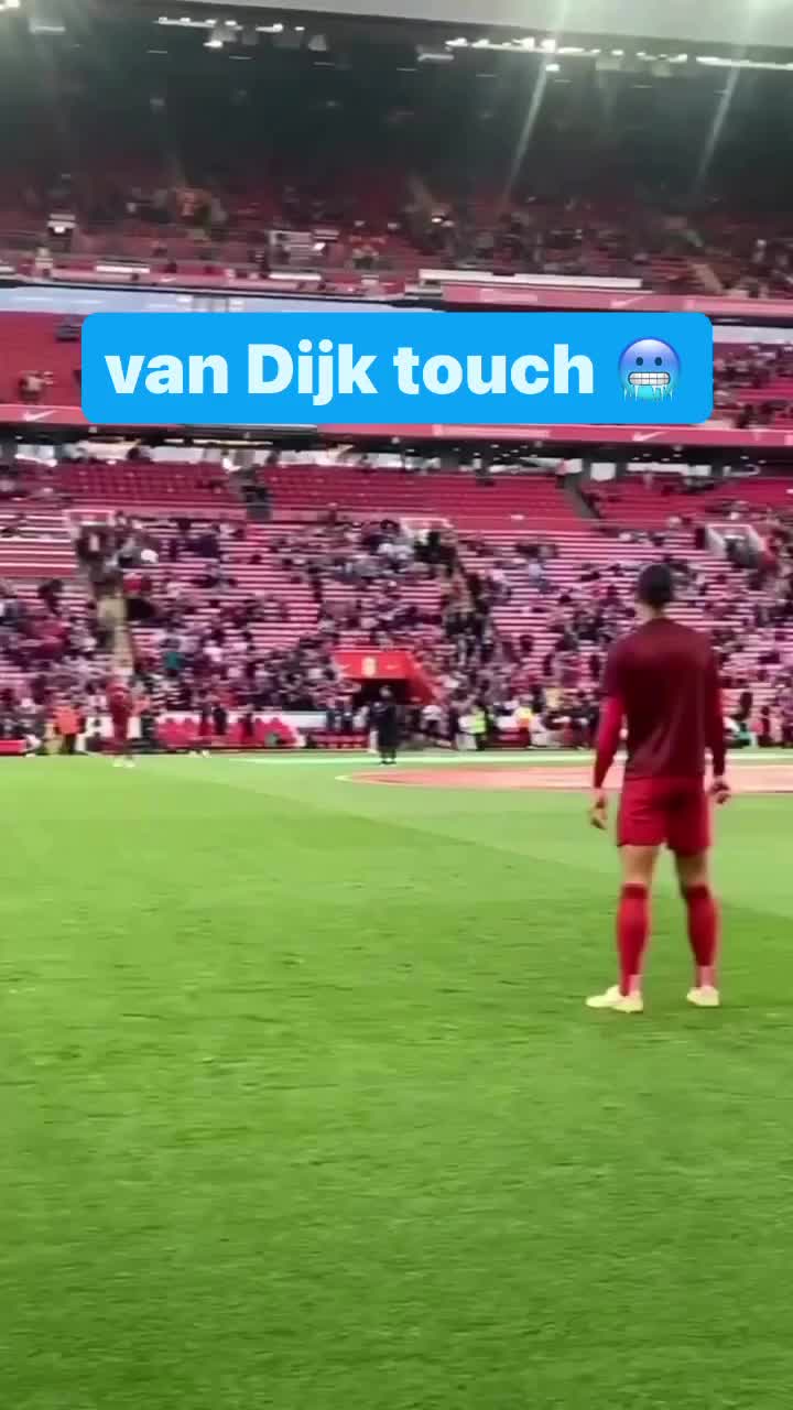 First Touch From Van Dijk