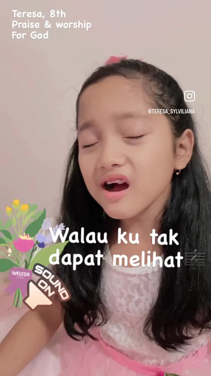 Walau ku tak dapat melihat, instagram@teresa_sylviliana