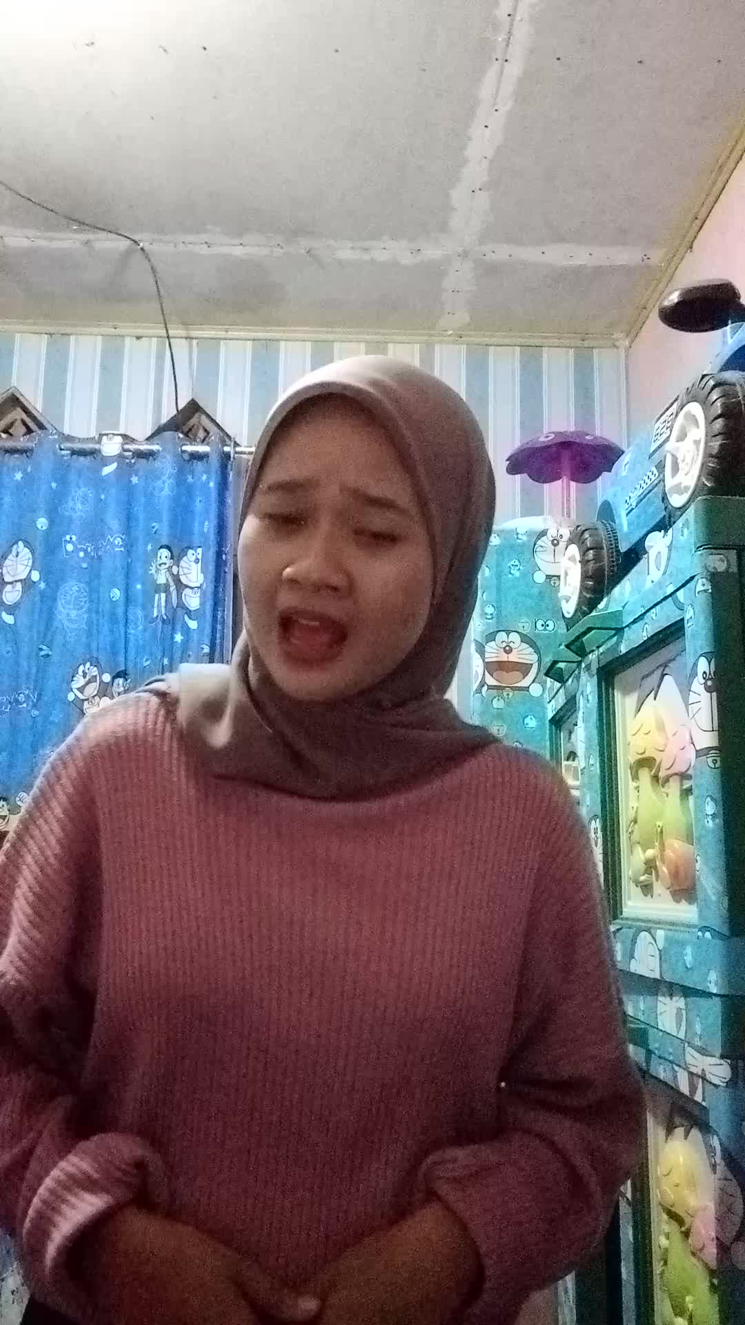 KDI 2021 Risa Apriliya 21 tahun Sukabumi Jawa barat Tanda Merah #AudisiOnlineKDI2021