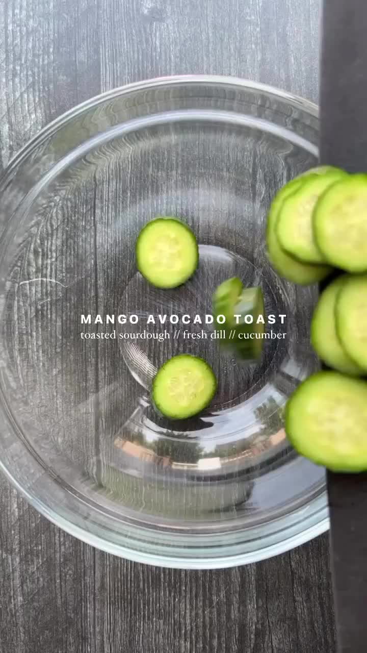 How to make mango avocado toast