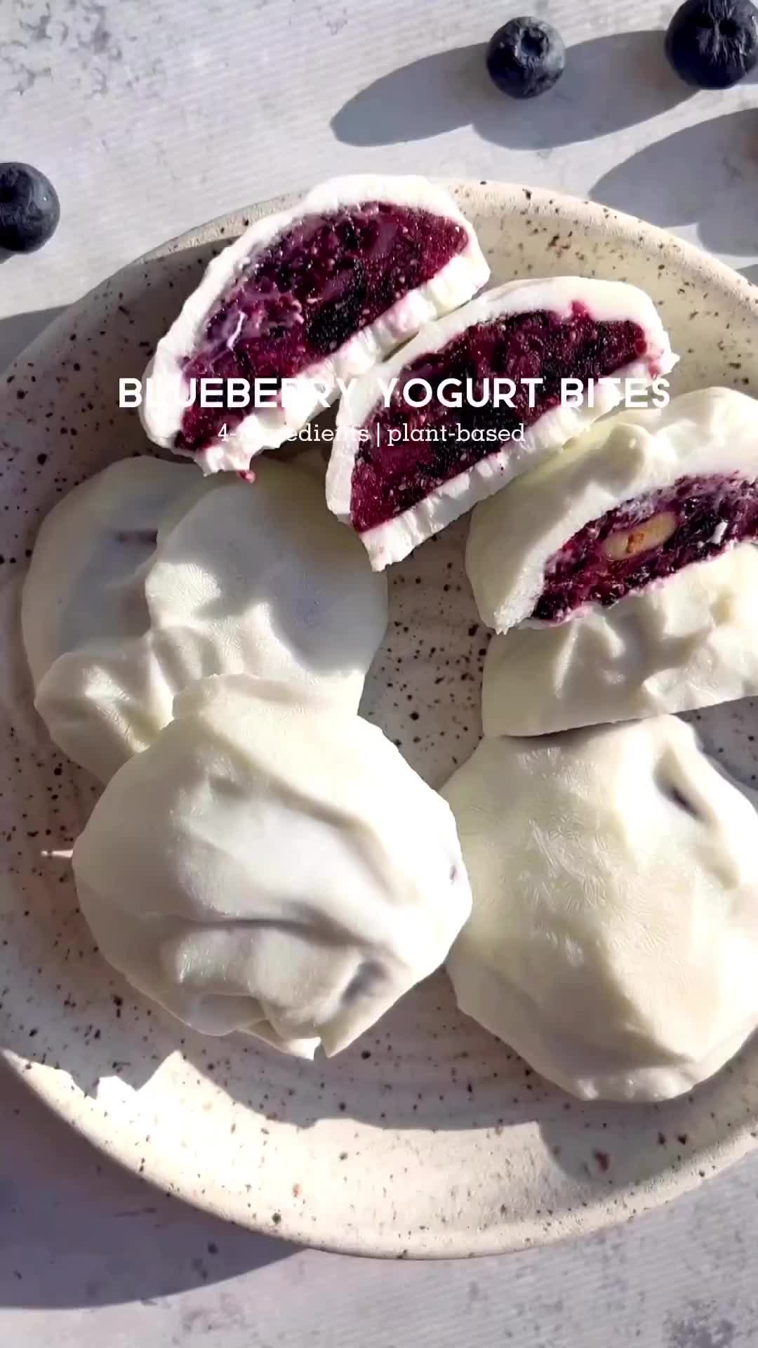 Snack idea: Blueberry Yogurt Bites