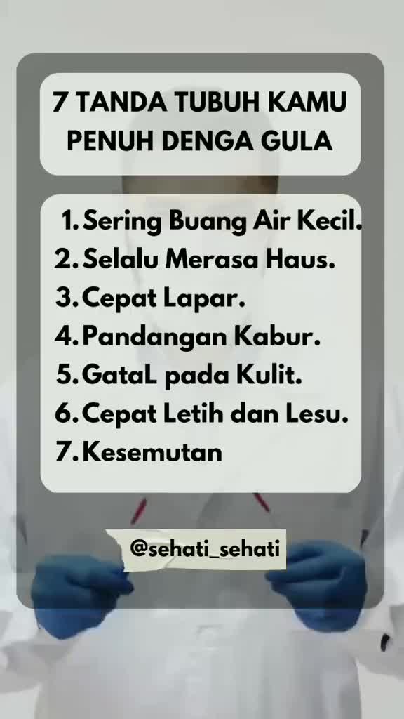 tanda tubuh kamu kelebihan gula