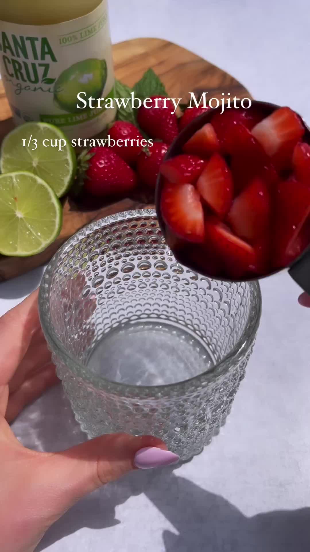 Cara bikin strawberry mojito!