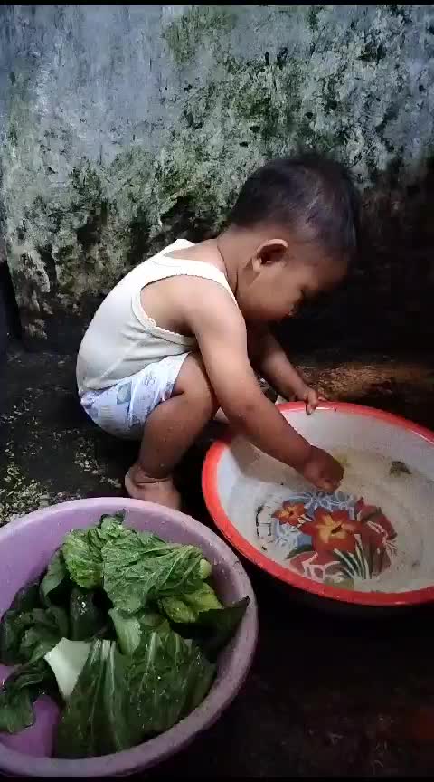 arzan pinter lagi nyuci sayur