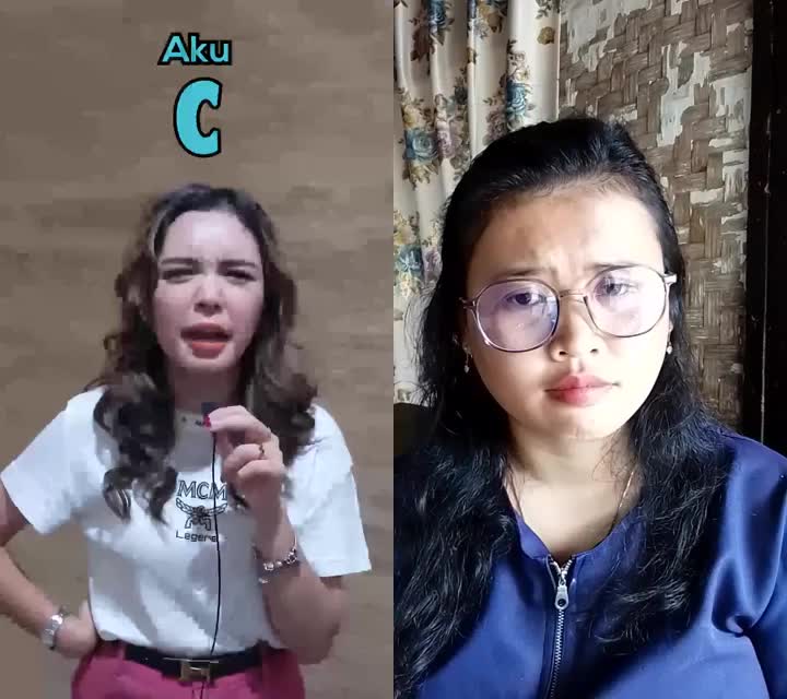 di kasih tau malah ngeyel dasar Claudia, dahsyat challenge alphabet with Claudia 