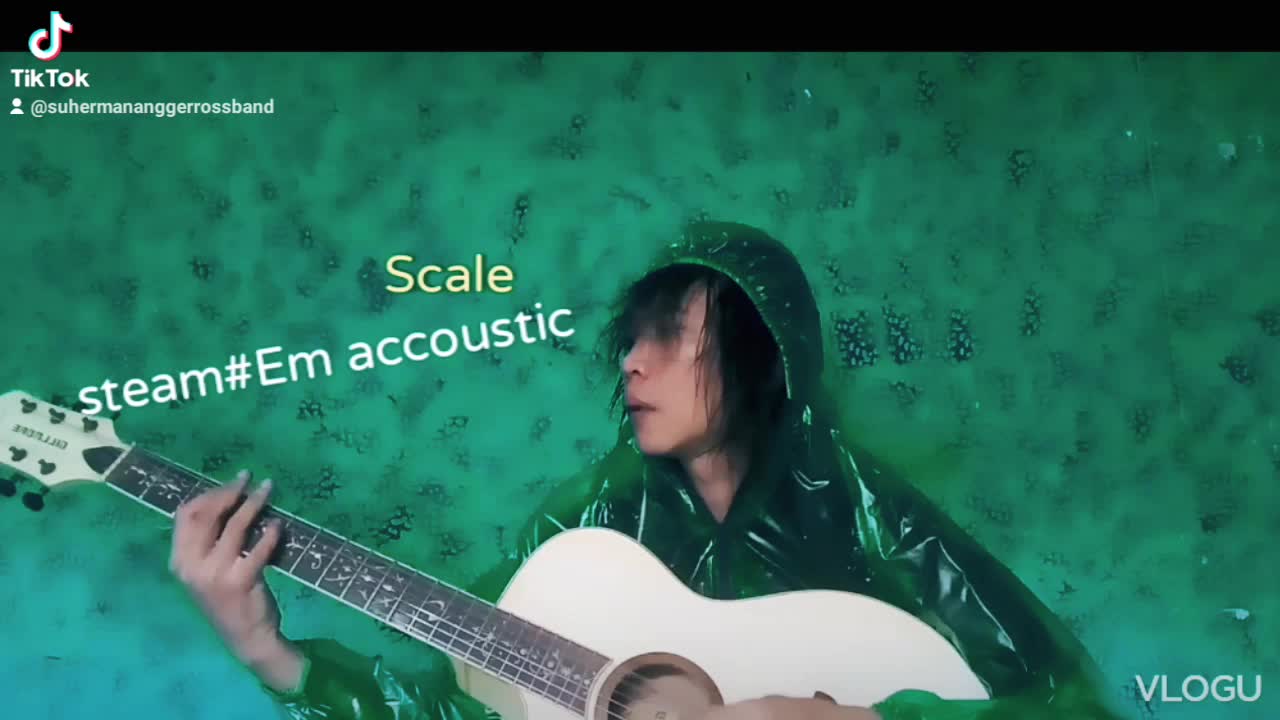Suherman (Guitarist+Vocal Angger Ross Band )PlayTrought steam#Em Accoustic Scale 