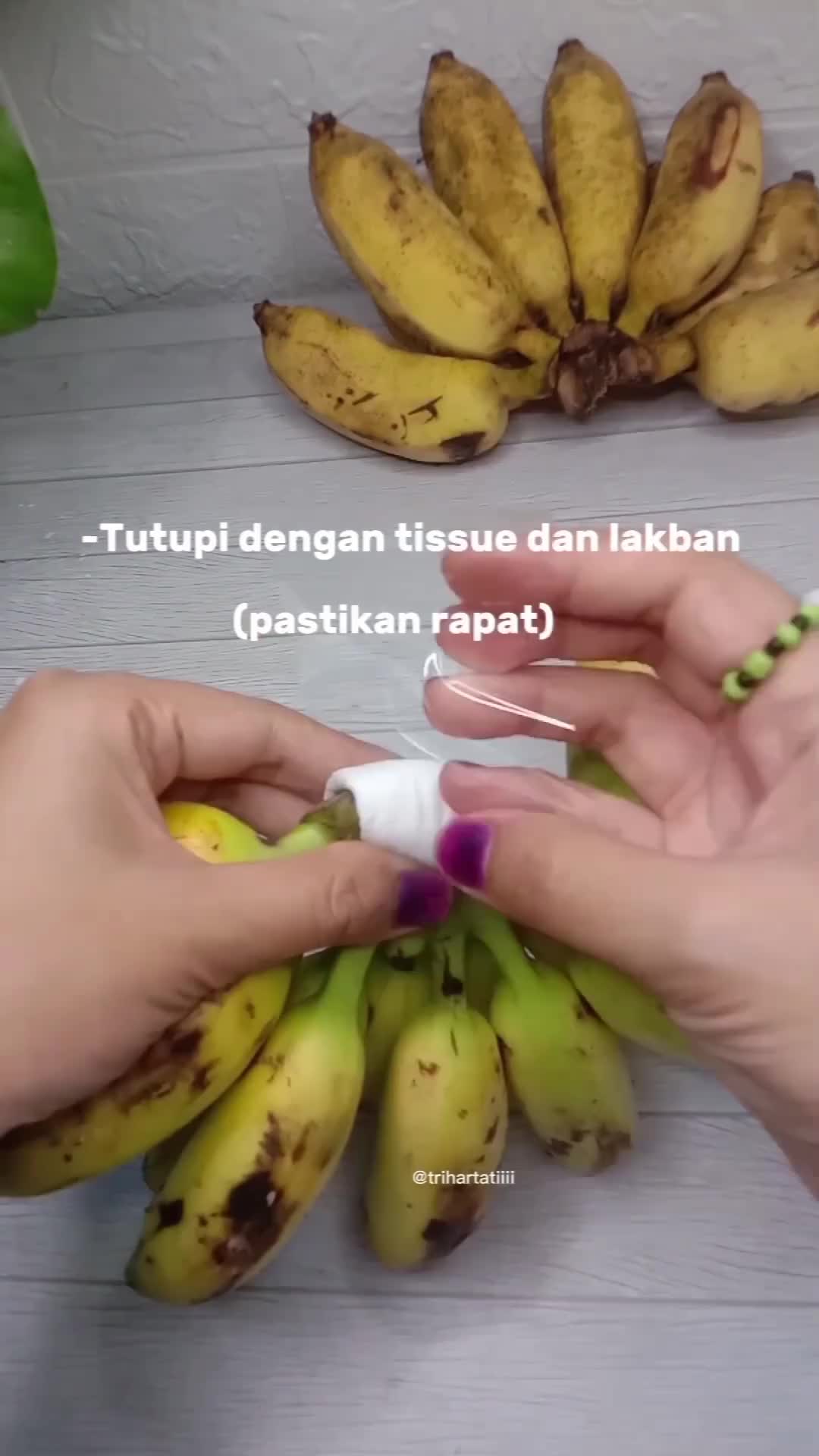 cara menyimpan pisang