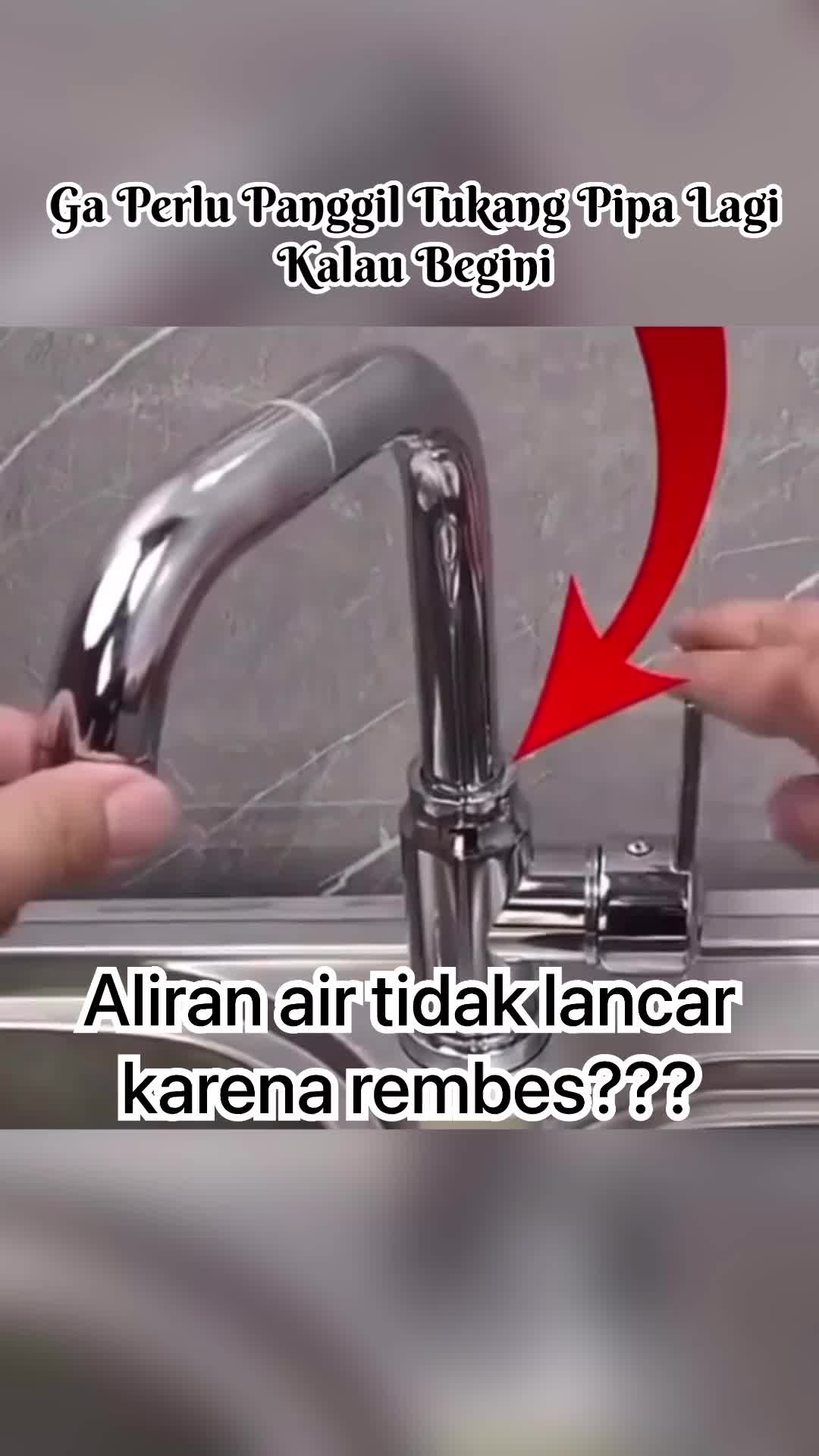 Cara benerin keran air bocor