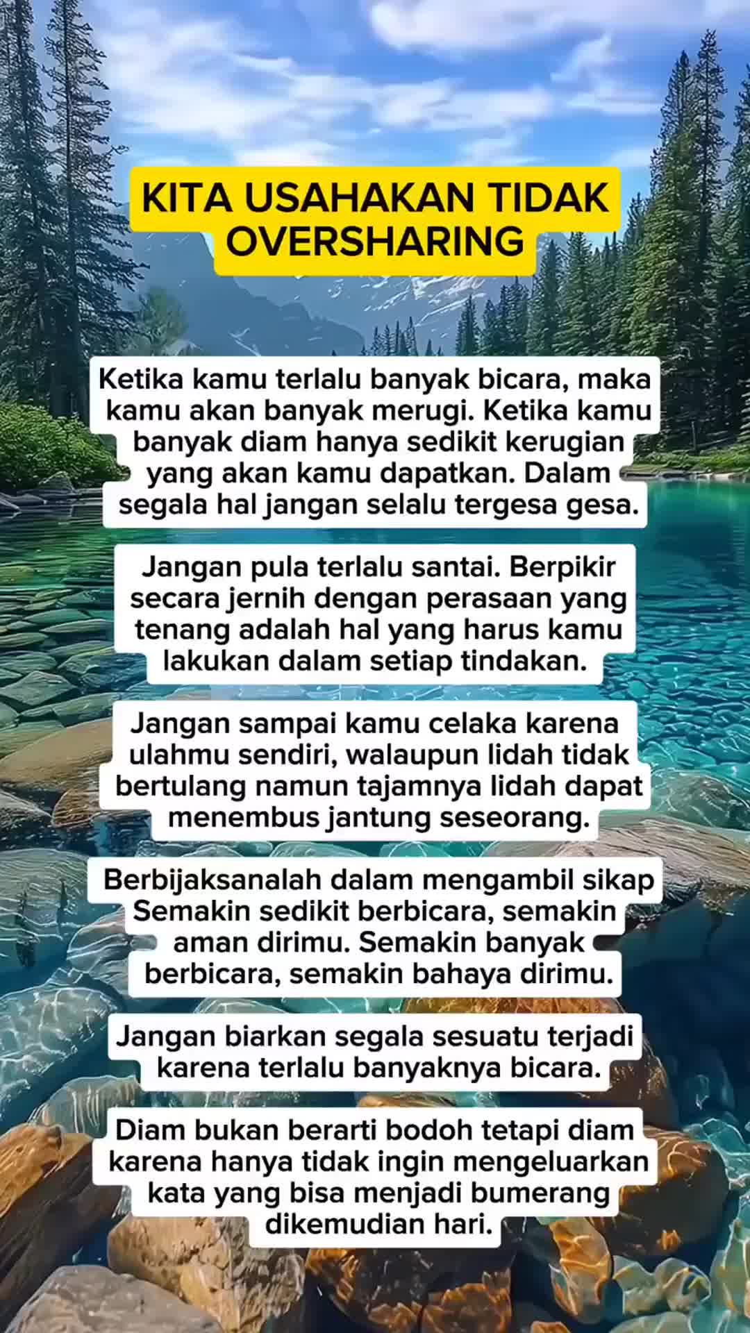 Lidah memang tidak bertulang tetapi lidah lebih tajam dari pada pedang