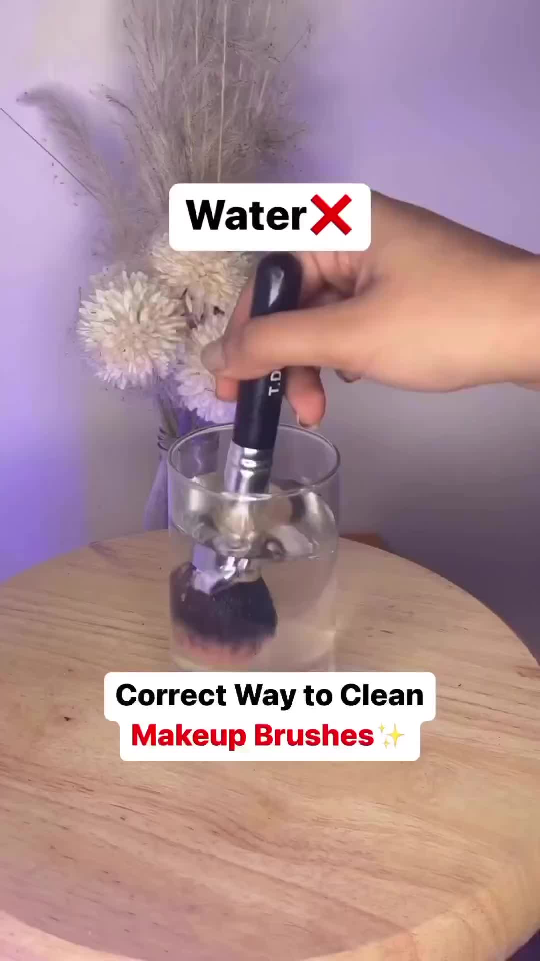 Cara yang bener cuci brush, catet!!