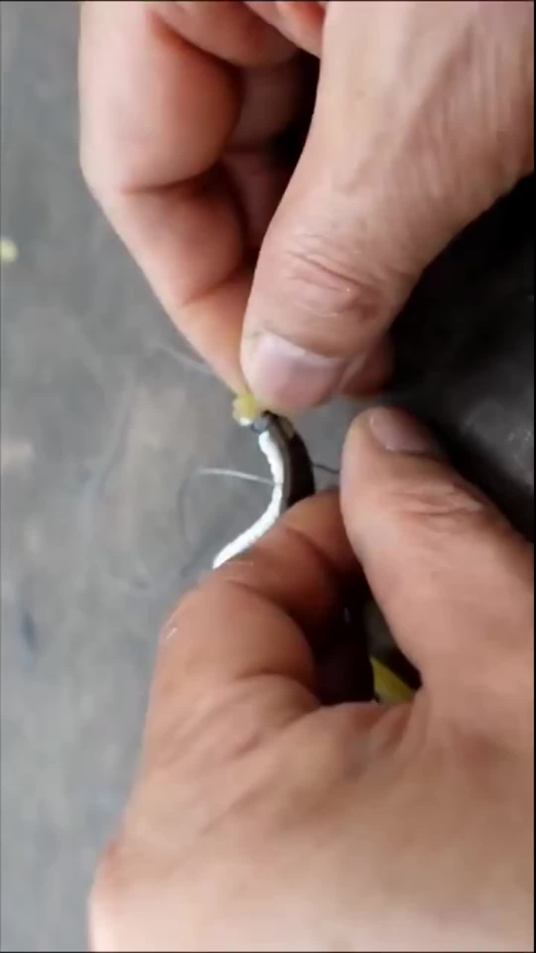 Green bamboo slingshot