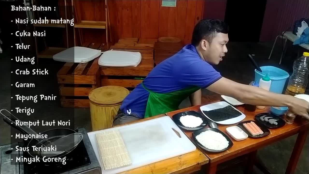 Memasak Sushi Gold Dragon Roll #onlineauditionmci8