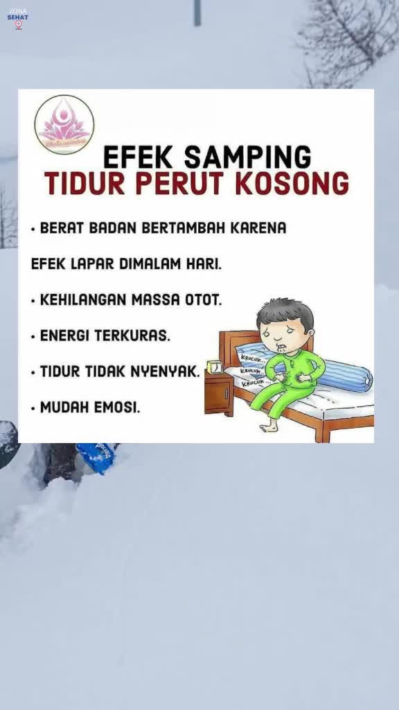 efek samping tidur perut kosong
