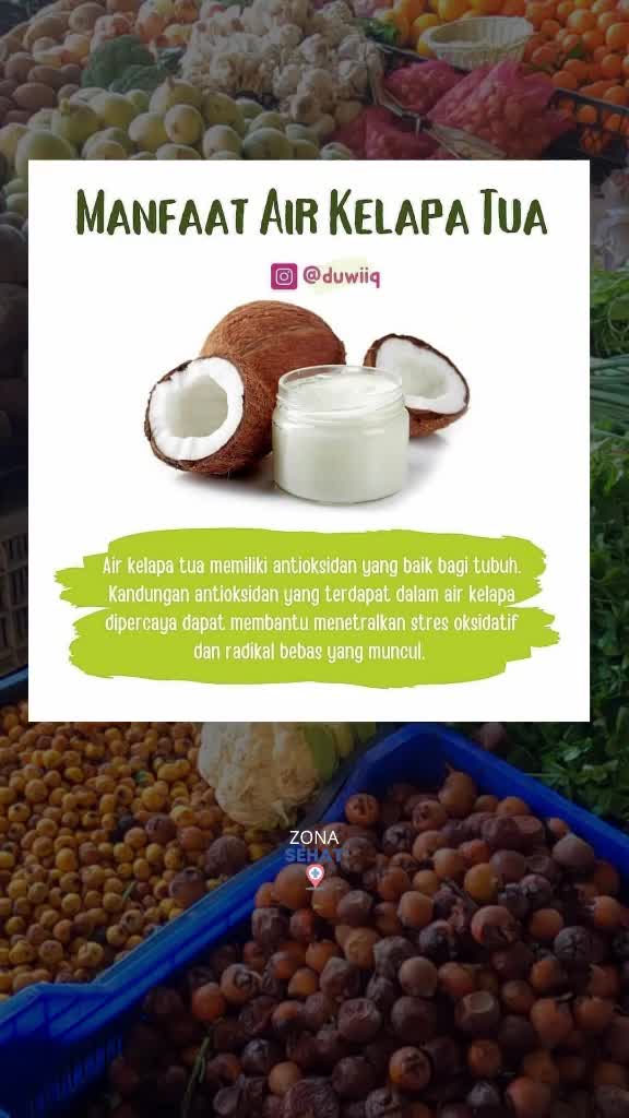 manfaat air kelapa tua