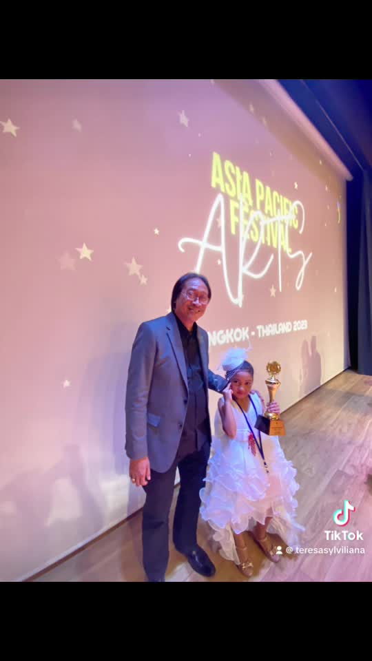 Congratulation Teresa 8th from Indonesia for your golden award asia pasific festival arts, international kids vocal competition. Instagram@t