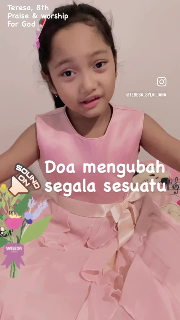 Doa mengubah segala sesuatu , instagram@teresa_sylviliana
