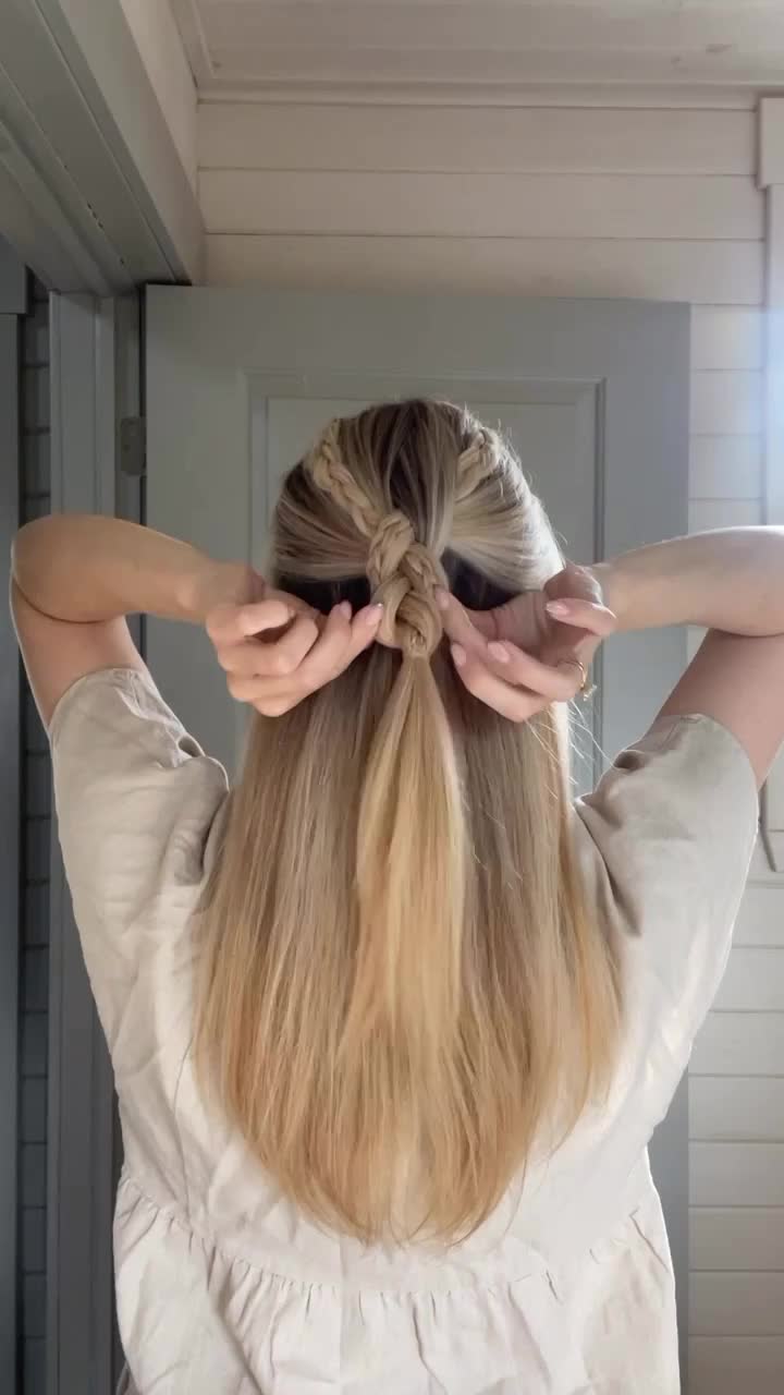 Mermaid inspired hairstyle
