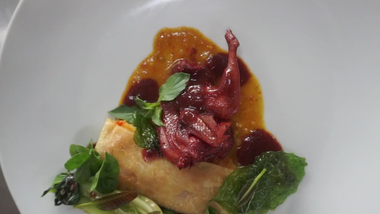 Maincourse ter De best, Puyuh Angkak W curry Sc, martabak pergedel, sautee pokchoy #onlineauditionmci8