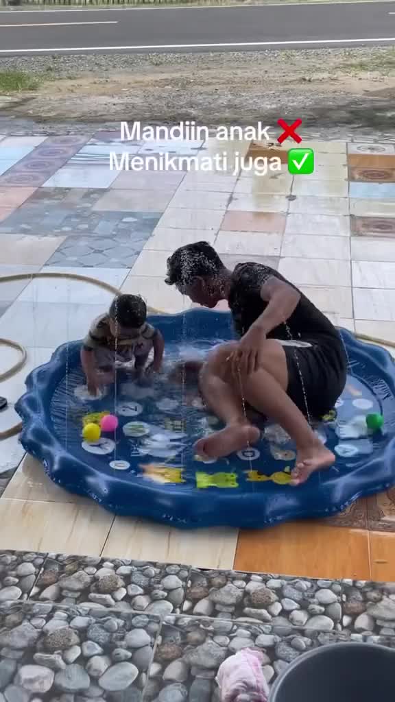 Begini Kalo Bapak Jagain Anaknya