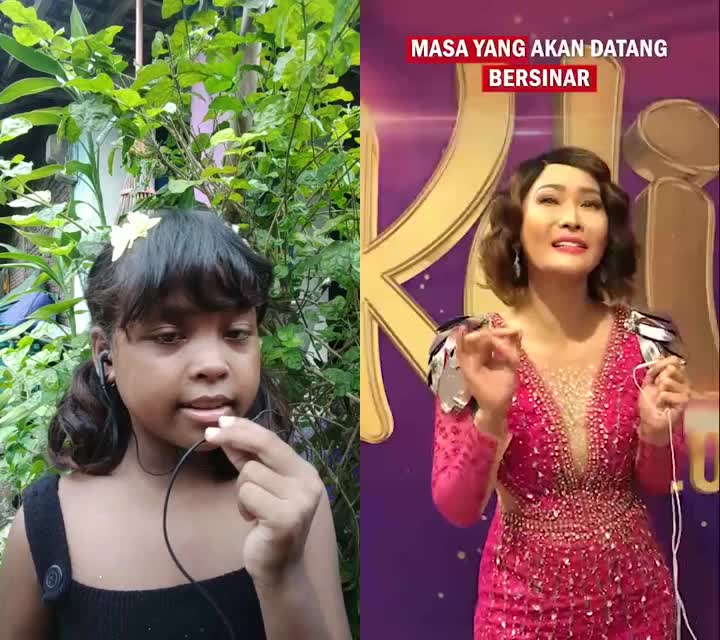duet challenge bersama bunda Inul Daratista