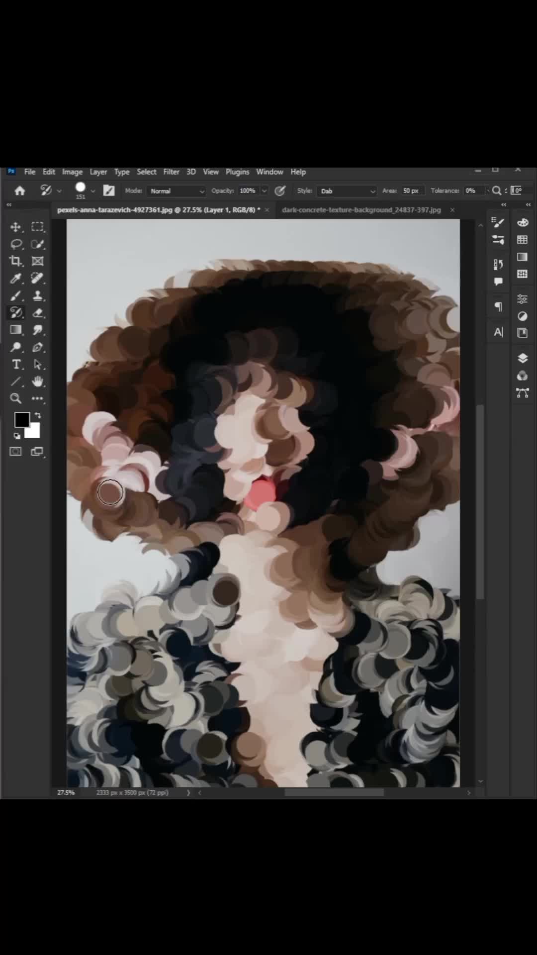 Cara membuat efek Dust di photoshop