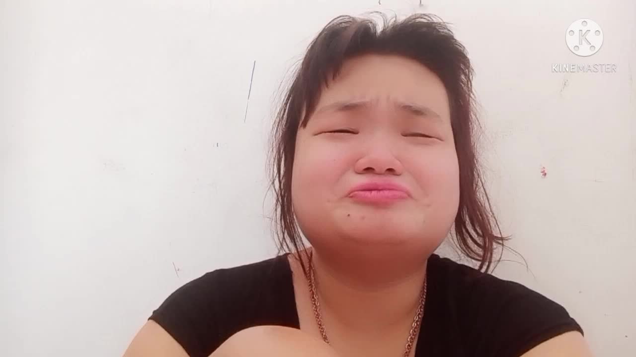 acting sedih angel 19 tahun