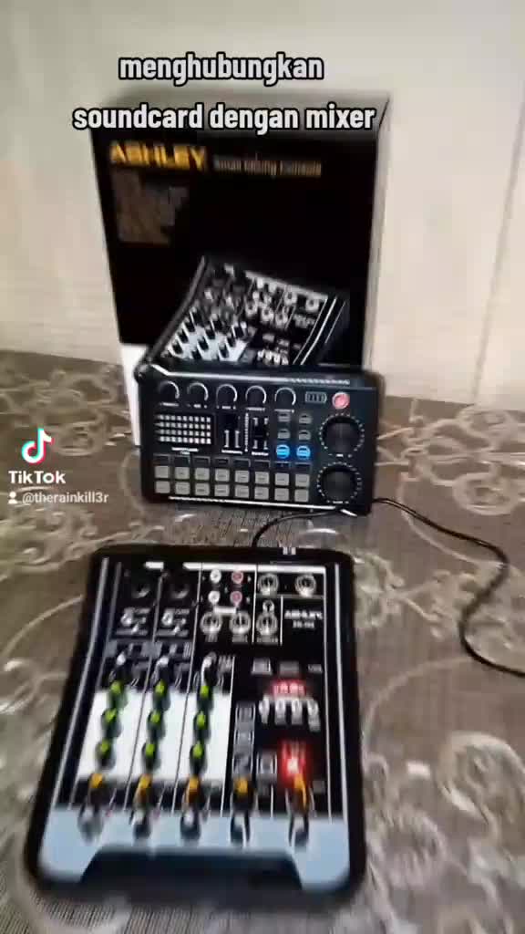 Cara Menghubungkan Soundcard dengan Mixer