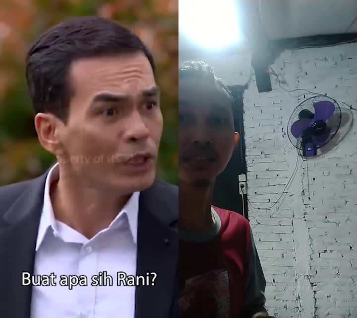 Lagi belajar acting gaes 