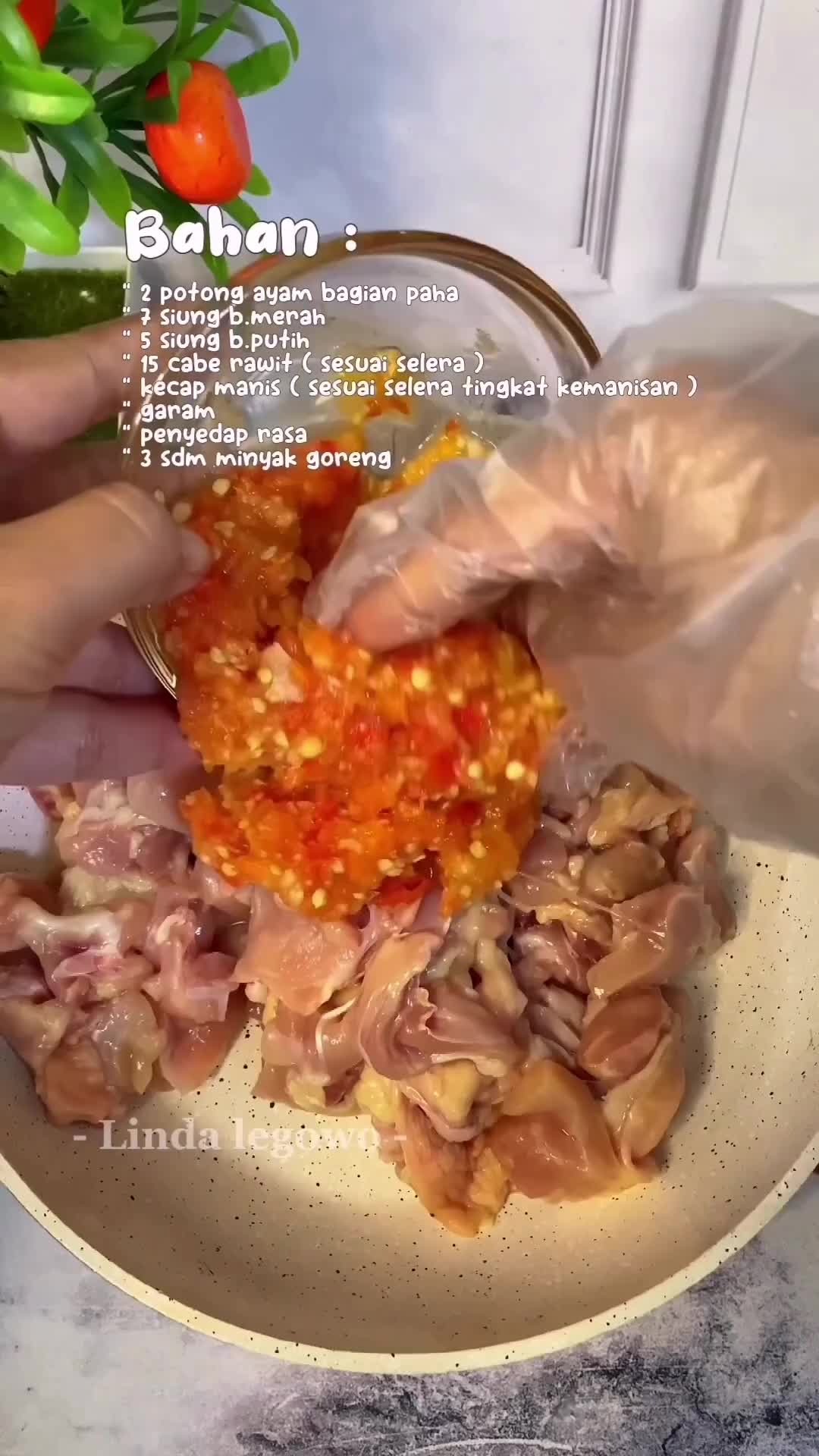PAHA AYAM KECAP PEDAS ALA @linda_legowo