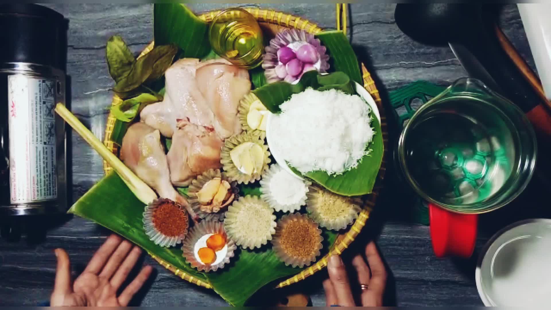 Ayam Serundeng & Tumis Tangkil Jambal Petai by Icha #onlineauditionmci9 