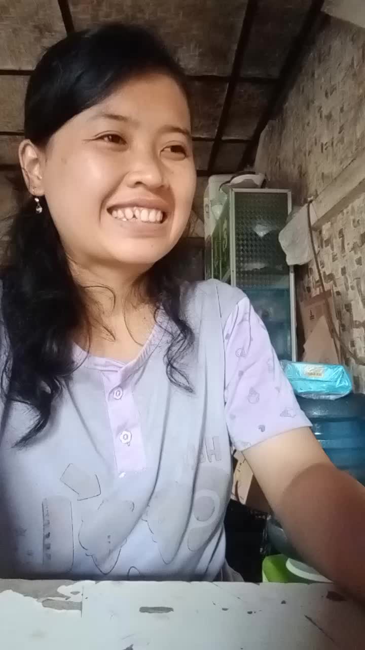 nama teja asal garut #actingchallenge  senyum yg lebar,centong di salimin 😂😂 