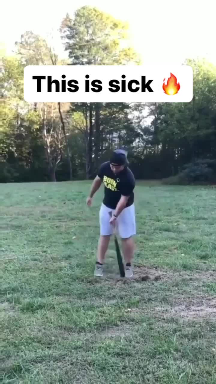 keren banget juggling tongkat baseballnya