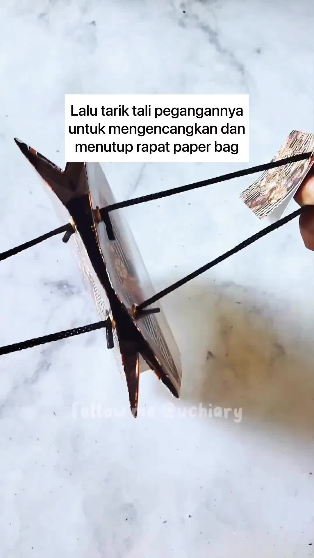 Cara ngunci paperbag 