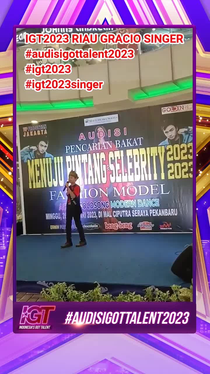 GRACIO 11Thn SINGER RIAU Show Your Talen March