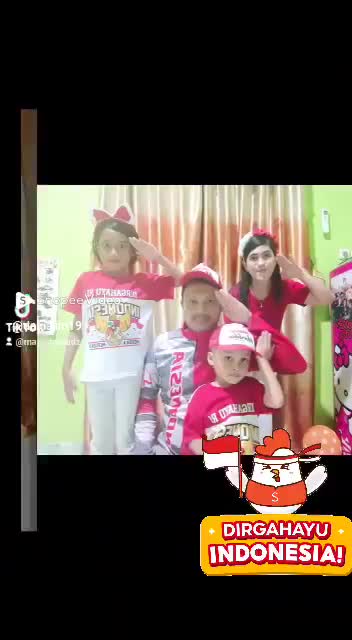 bantu Love vote foLow share komen thanks for watching (Semangat Menyambut Hut RI) di buang sayang