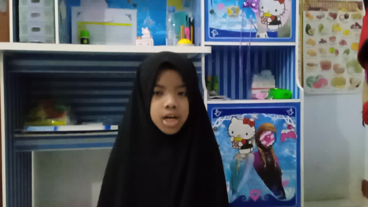 Bismillah... Nama saya ALMA LAUDZA'I ATHALLAH ALHAVI,umur 7 th membacakan surah Al Ahqaf Ayat 15 dan 16. Mohon Do'a nya ya sahabat Fillah..