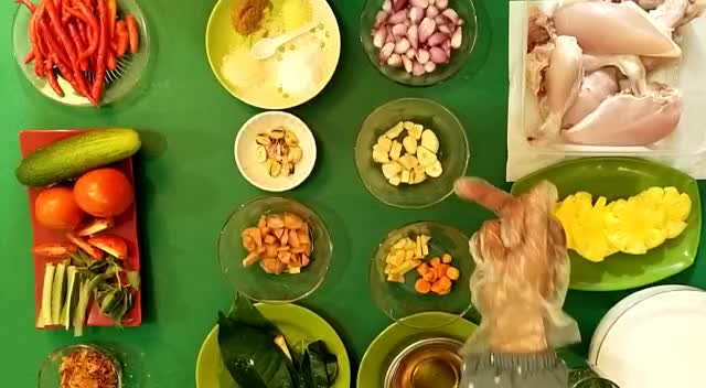 #onlineauditionmci8. Gulai Ayam Nanas Madu+Nasi putih