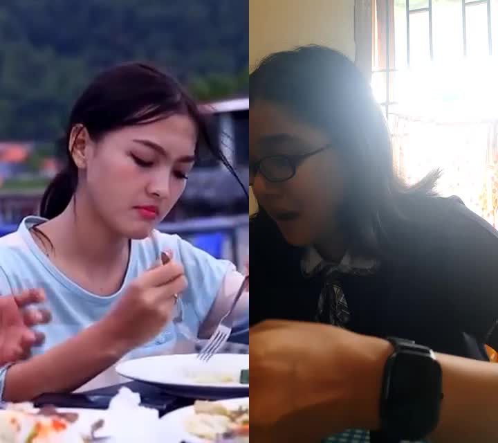 kan bener, mendingan makan daripada cemburu.