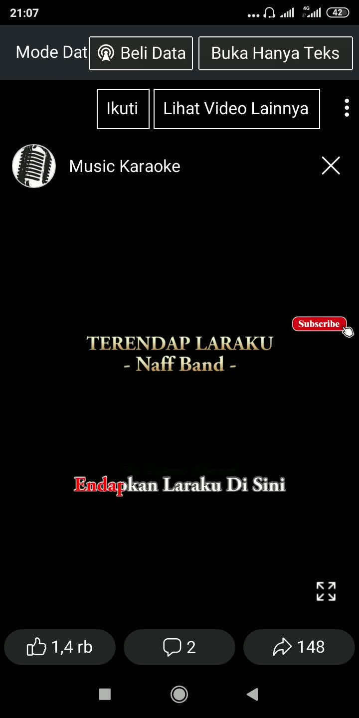 terendao laraku . naff band