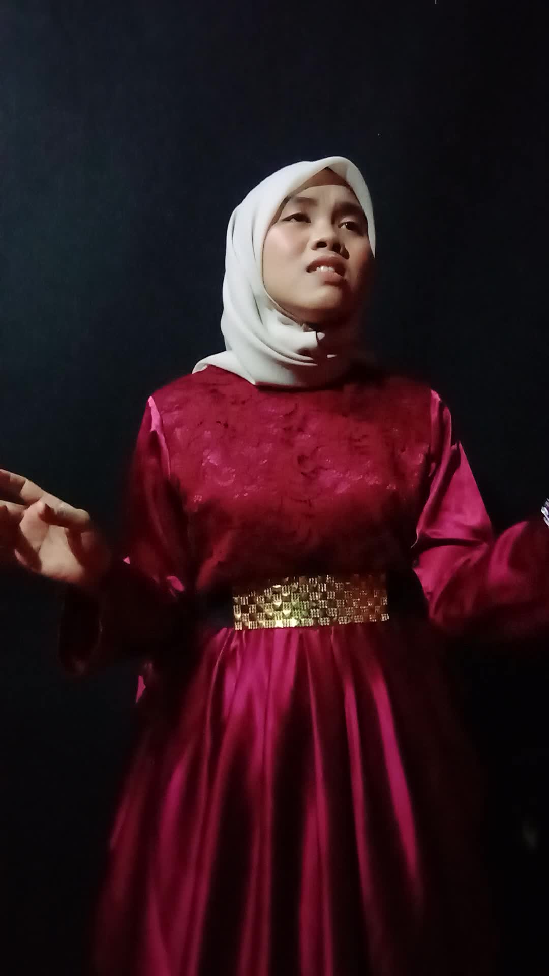 KDI2021 mar'atus saliha tembilahan Inhil Riau usia 19 tahun sumpah benang emas#onlineAuditionKDI2021