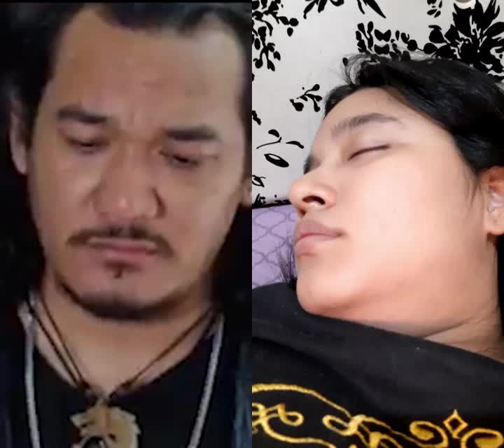 dinasehatin malah tidur.. oalaaa...