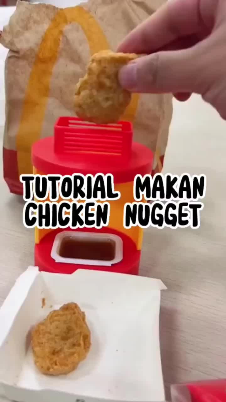 Tutorial Mempersulit Makan Nugget