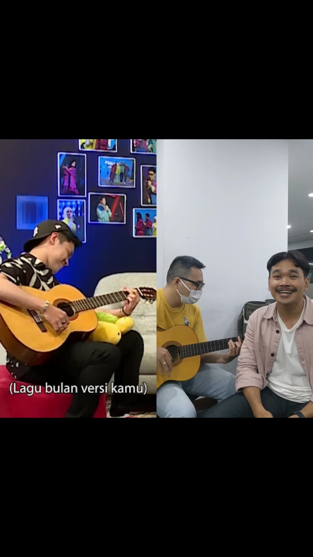 ini lagu bulan versi kita, mana punya kalian!
