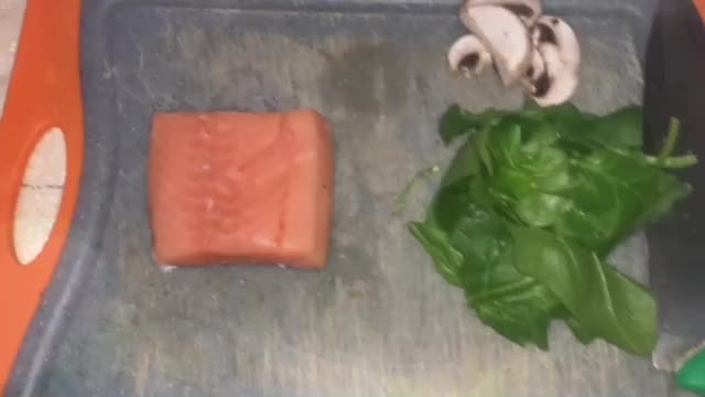 EVAN SANI WIGUNA (20thn)
Grilled Salmon With Lemon Butter Sauce And Spinach Puree 
#onlineauditionmci9