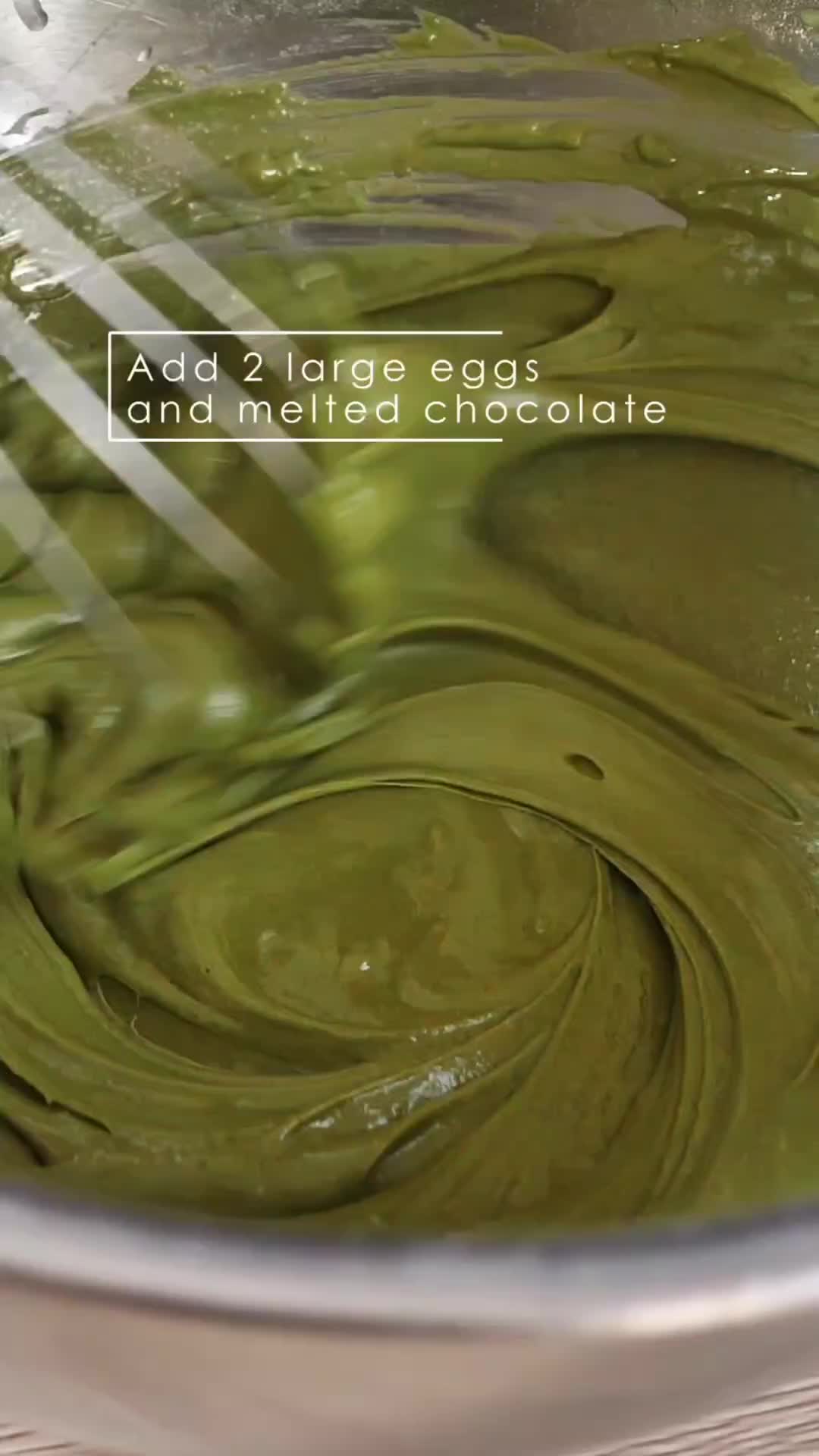 Matcha dibikin lava cake!!