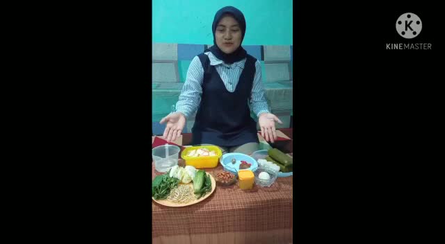  Mix Vegetable with peanut sauce and rice roll by Ima Kurnia #onlineauditionmci8