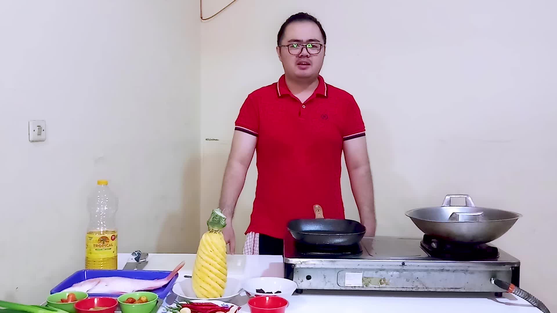 Ikan Lempah Kuning Khas Bangka. Dengan Nanas, Belimbing Wuluh dan Tomat Cherry Ala Jef. "I'M THE NEXT MASTERCHEF" #onlineauditionmci8