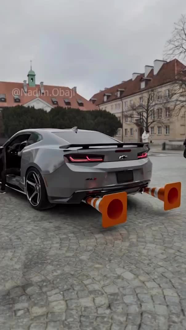 cone exhaust trick shot