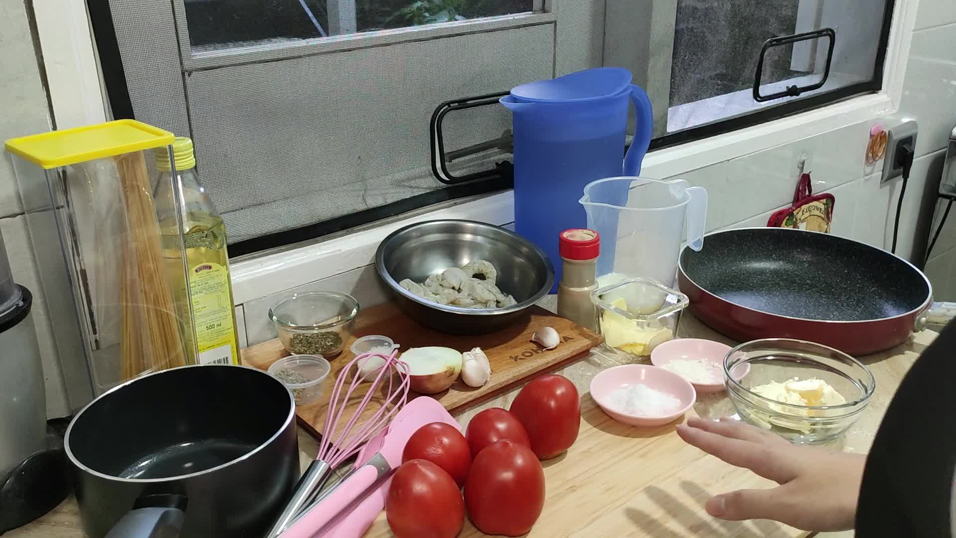Pasta udang 2 saus! ENAK! #onlineauditionmci9
