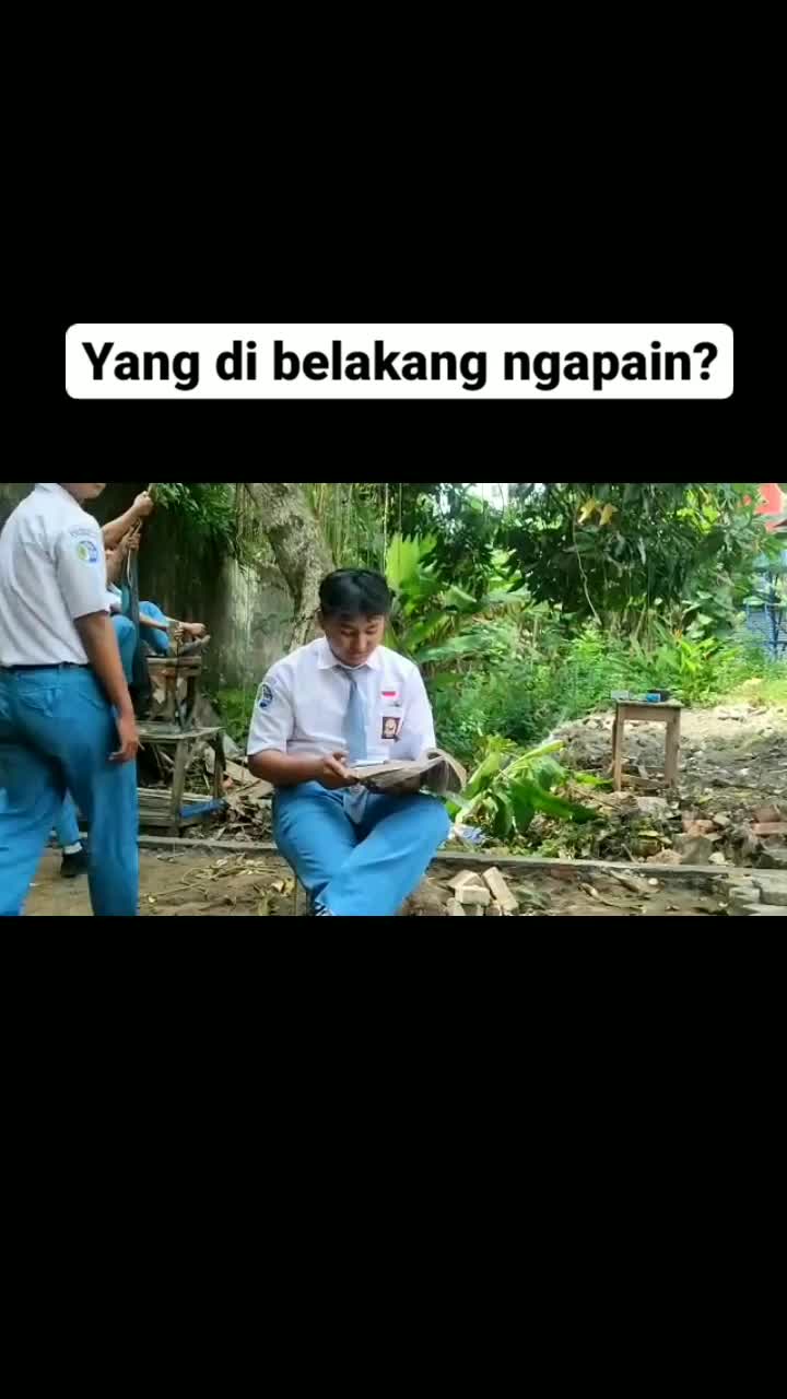 ada ada aja emang kelakuan anak sma